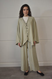 Kimono twinset - Pistache