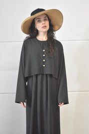 Kimono jurk - antraciet