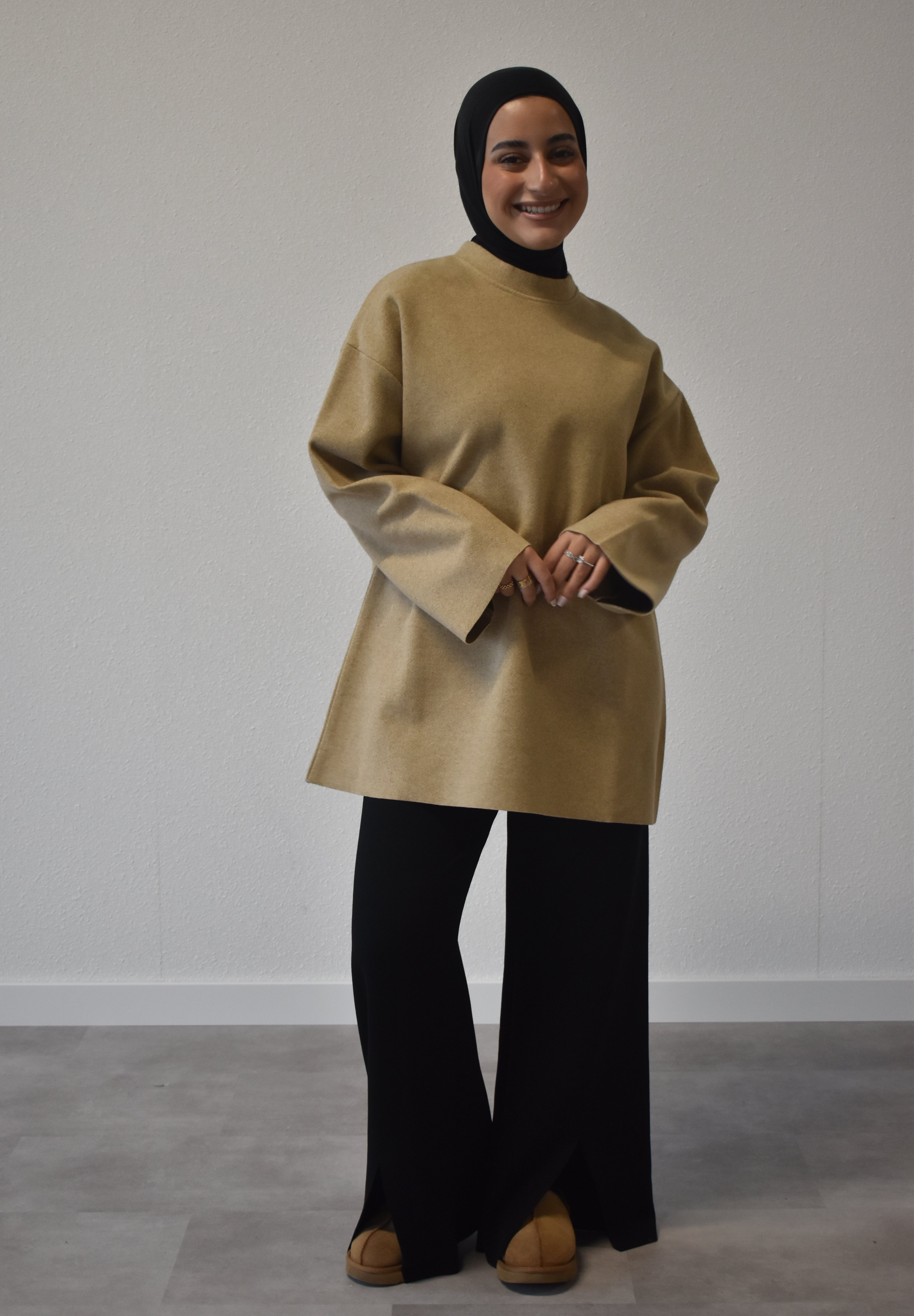 Cachet trui - cappuccino