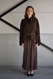 Oversized blouse - bruin