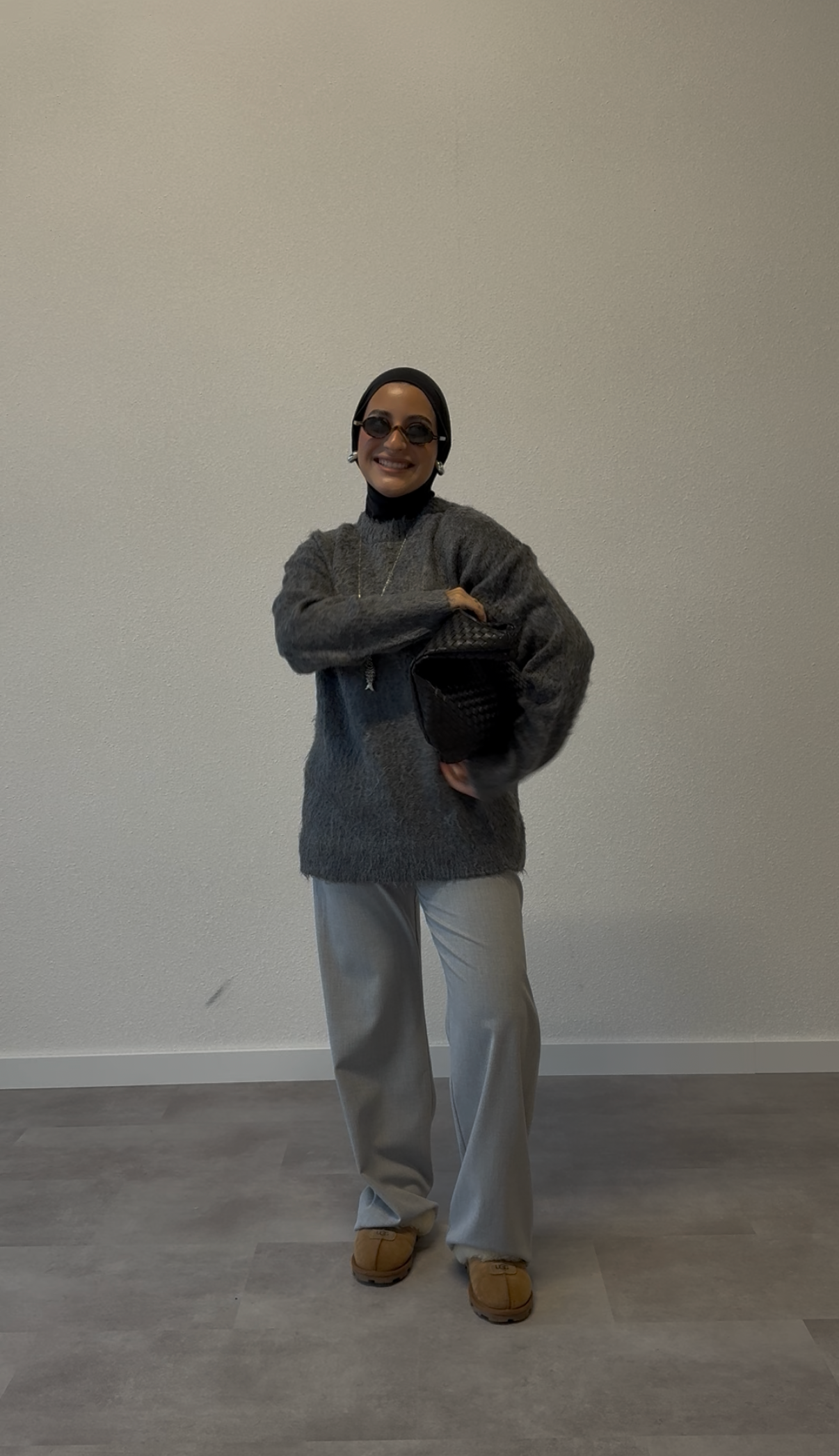 Teddytrui - antraciet