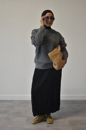 Oversized trui - antraciet