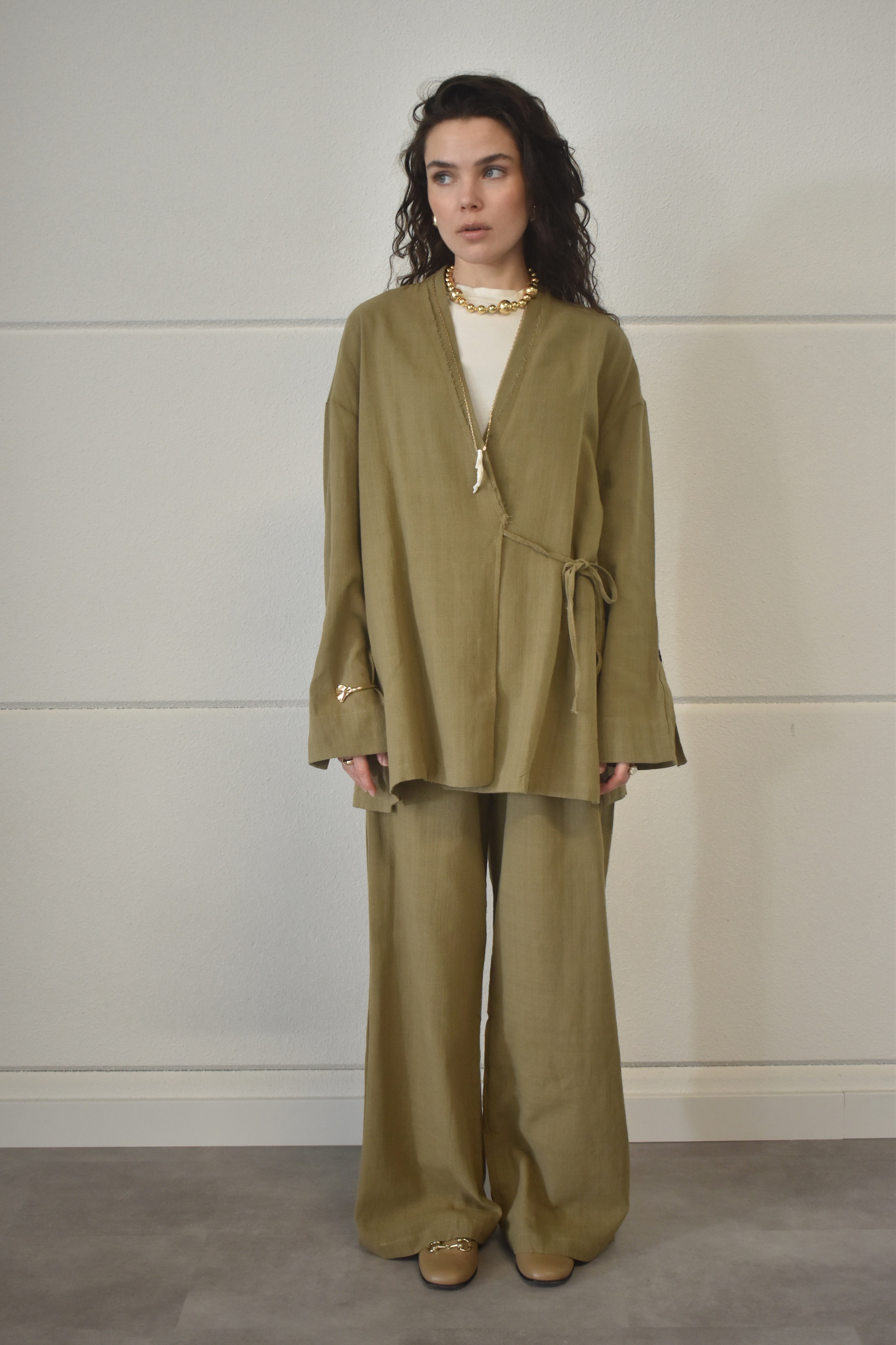Kimono  - Olive drab