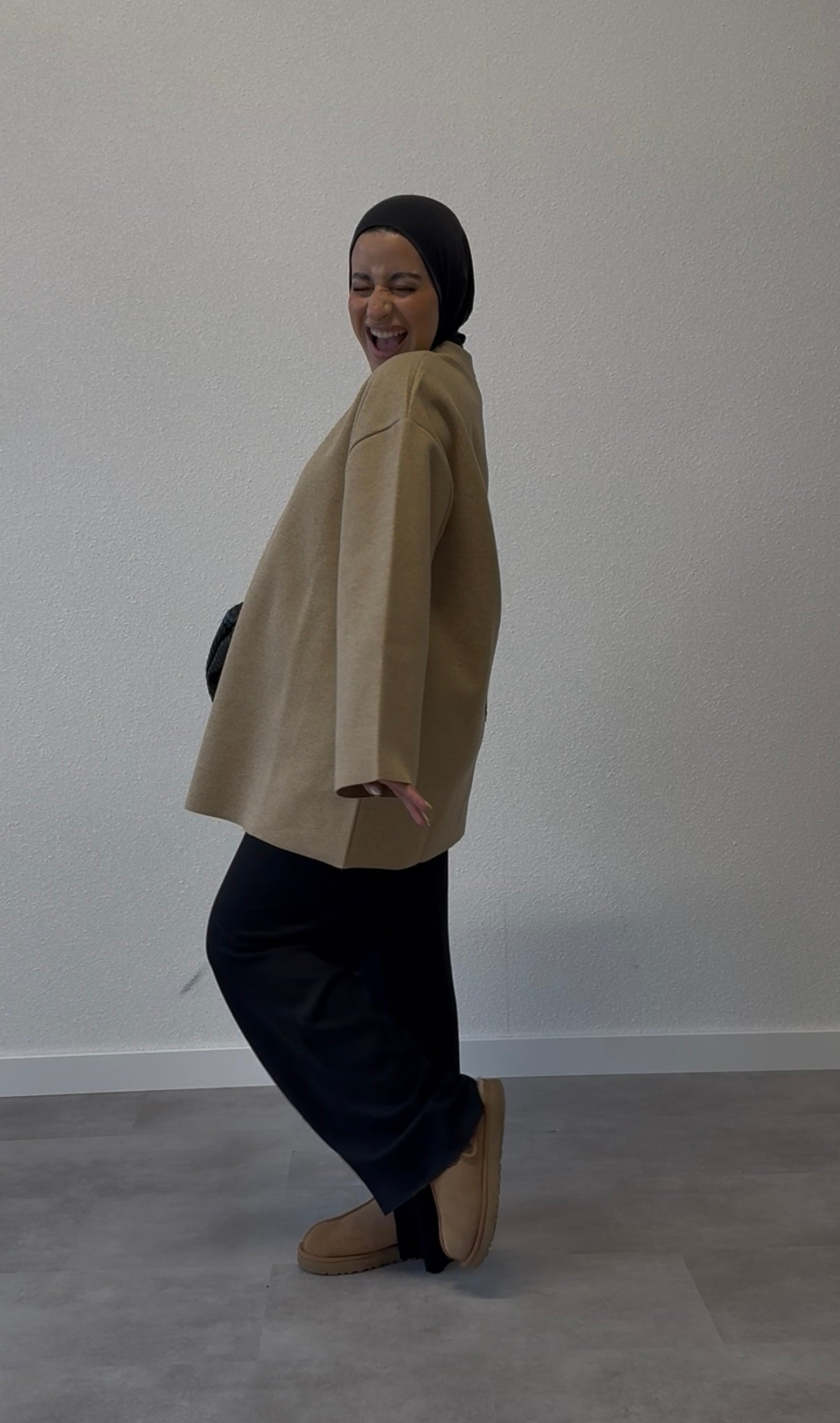 Cachet trui - cappuccino