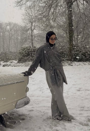 Bomberjacket - antraciet