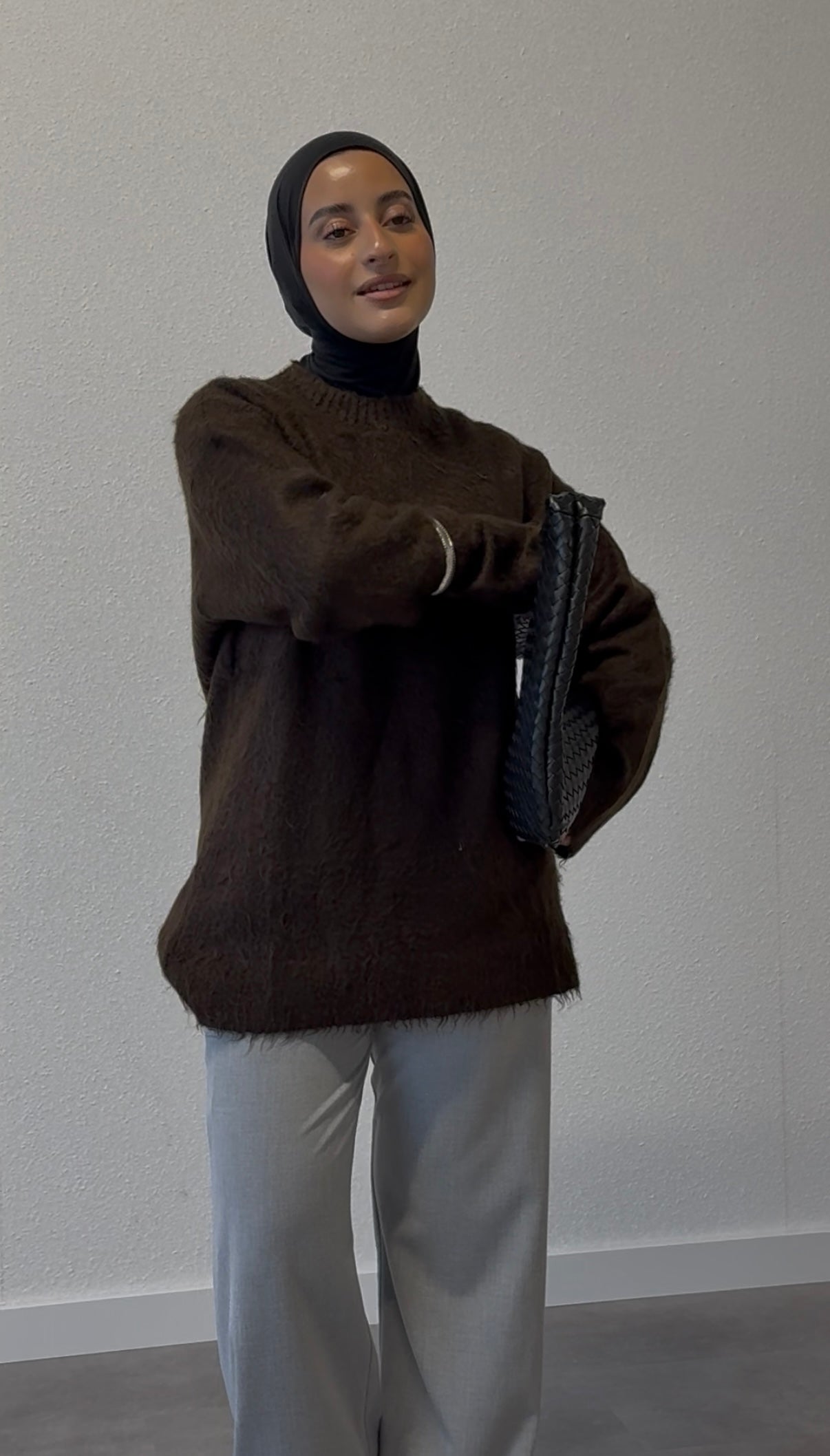 Teddytrui - donkerbruin