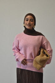 Oversized trui - roze