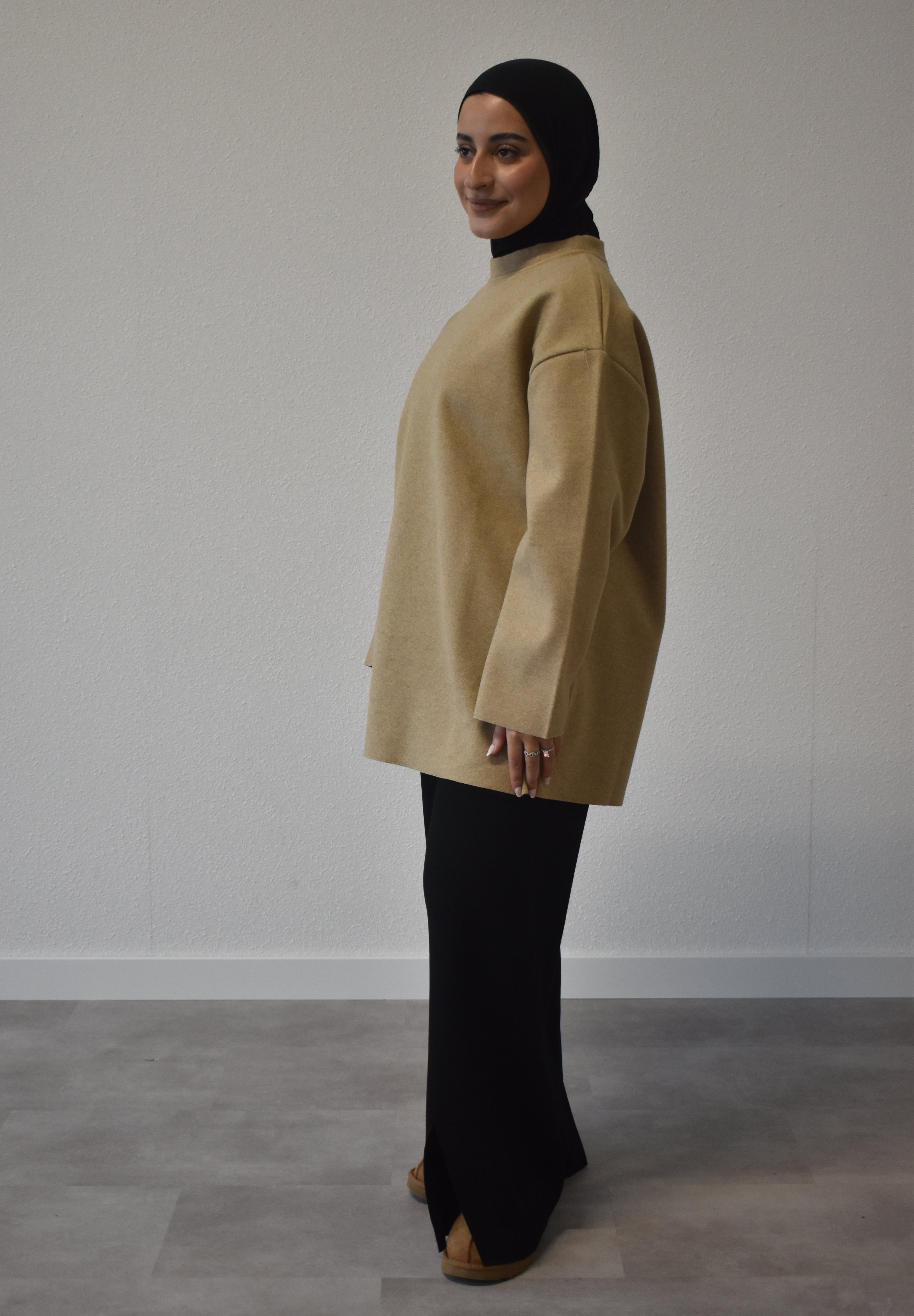 Cachet trui - cappuccino