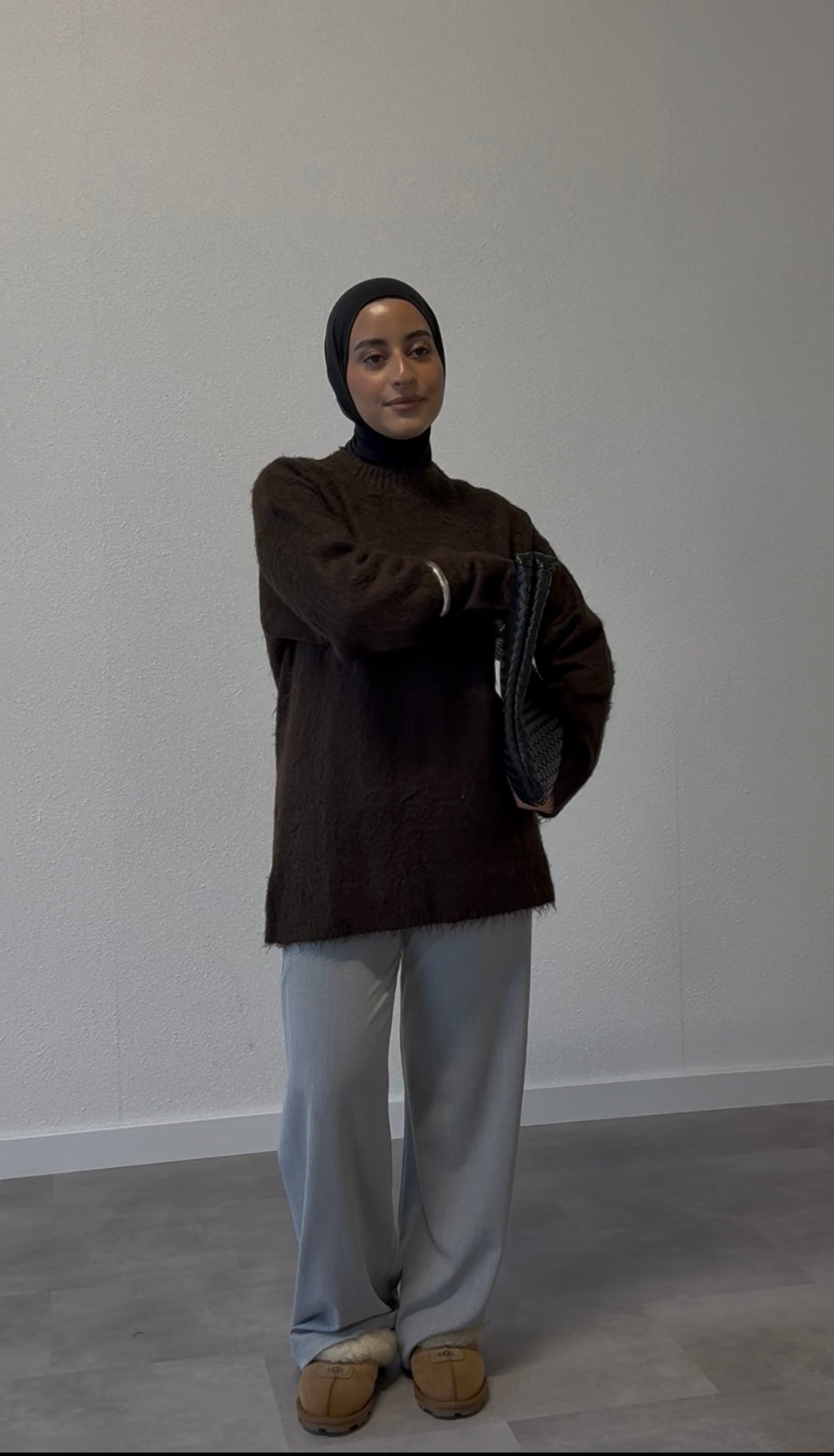 Teddytrui - donkerbruin