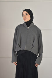 Bomberjacket - antraciet