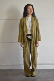 Kimono twinset - Olive