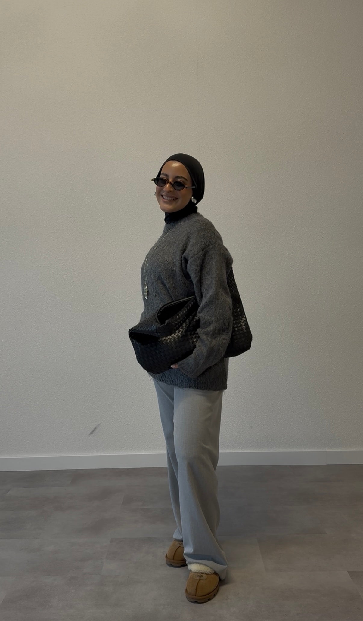 Teddytrui - antraciet